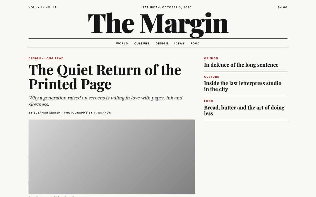 Editorial Design