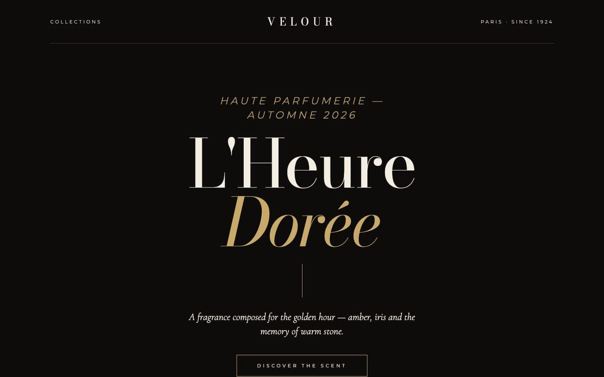 Luxury Typography